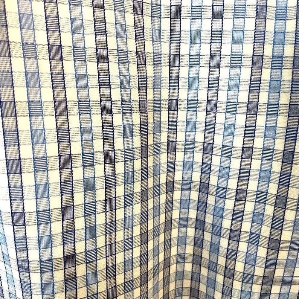 UNTUCKit large Blue/White Button Down Shirt no iron Classic Long Sleeve Casual - Picture 4 of 6